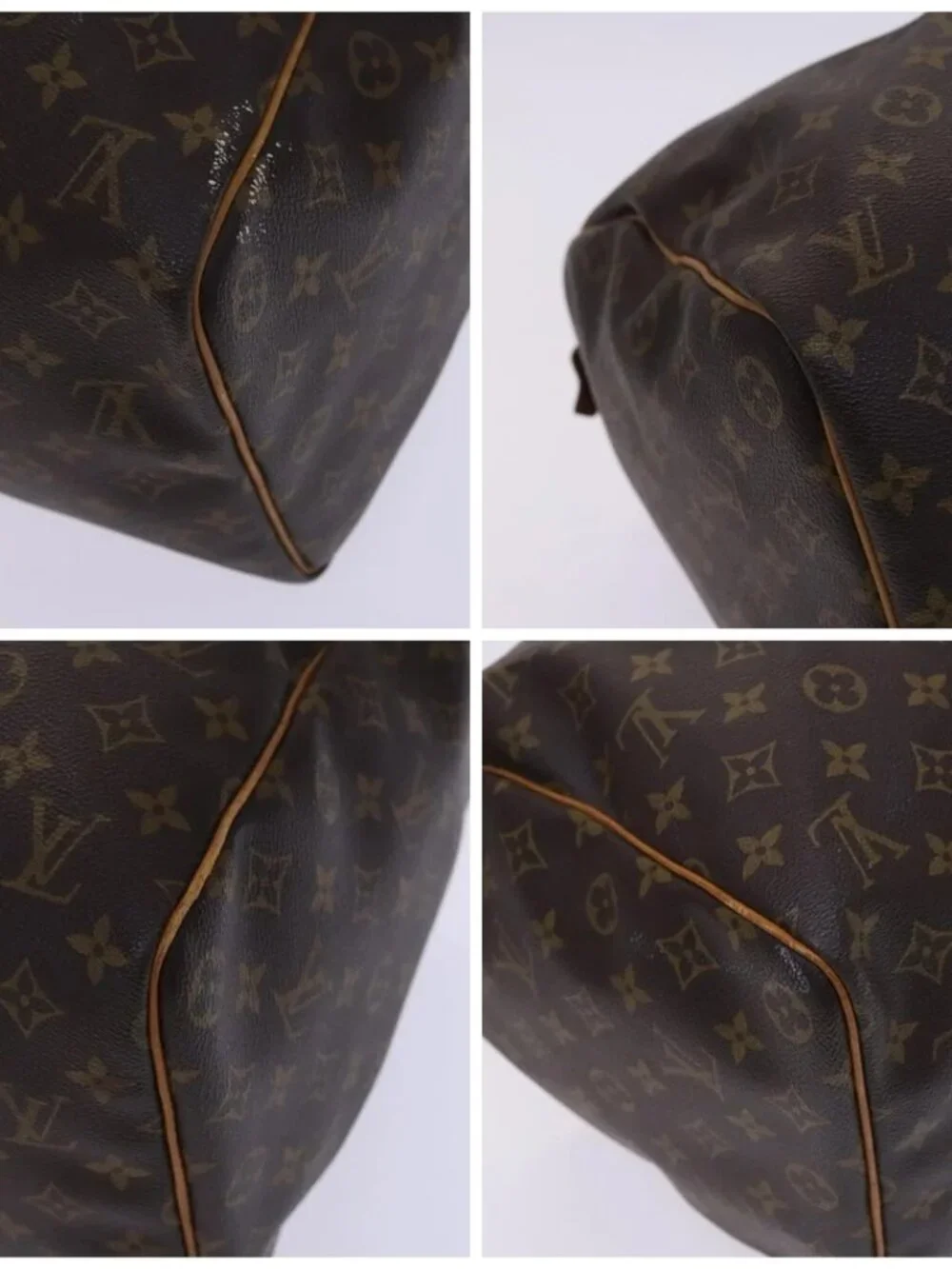 LOUIS VUITTON Monogram Keepall 45 Boston Bag M41428 LV Auth EC160